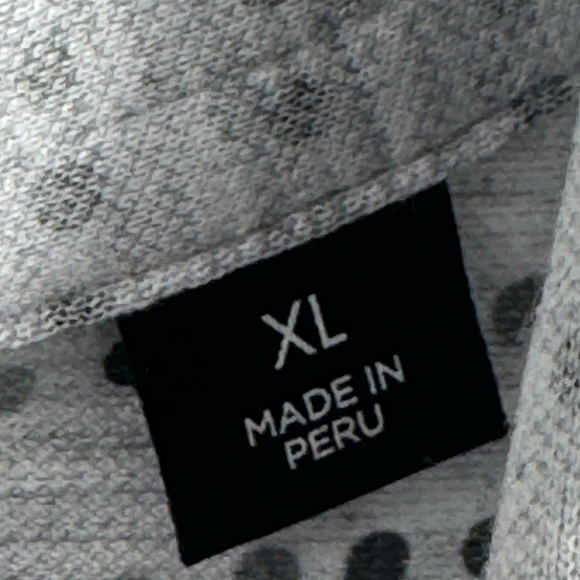 Travis Mathew Gray Dotted Stripe Time Will Tell Short Sleeve Polo Men's Size XL - Picture 3 of 7